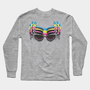 CMYK Glasses Edna Long Sleeve T-Shirt